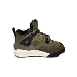 Nike Air Jordan 4 Retro SE Craft Olive Green Toddler Shoes Size 7C FB9930-200